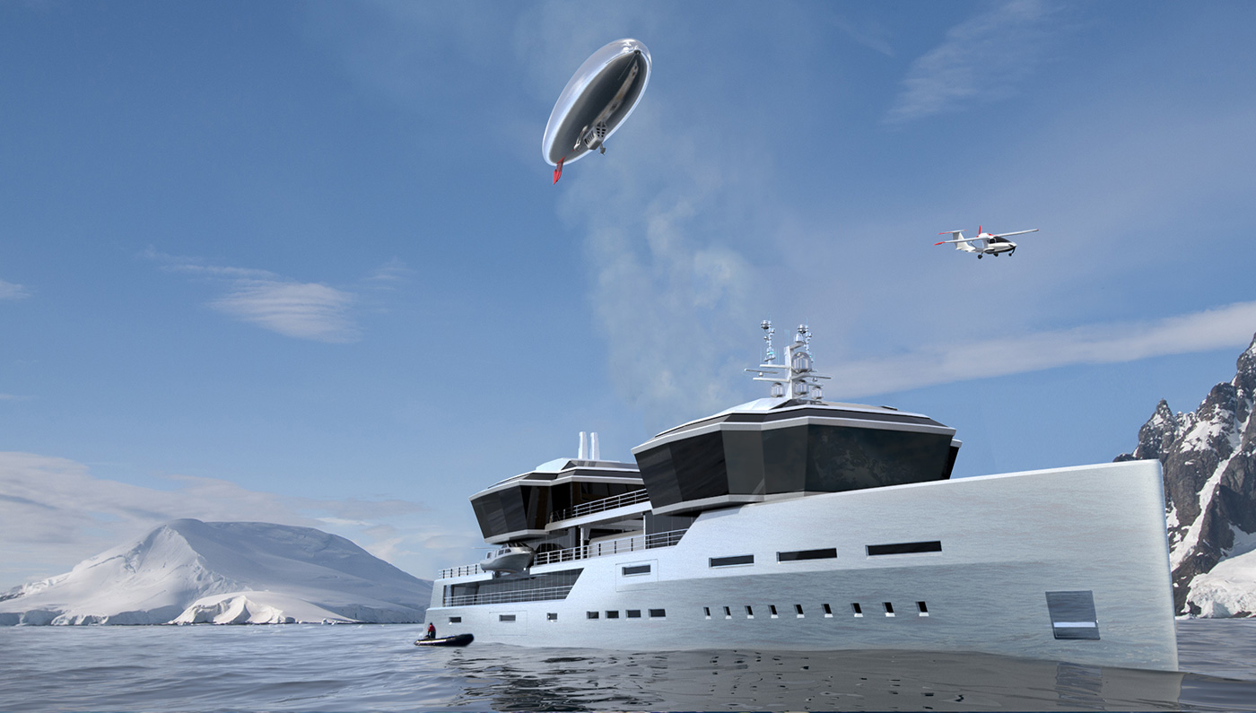 Este Concepto De Mega Yate Cambiará Para Siempre El Diseño De Los Barcos De Expedición