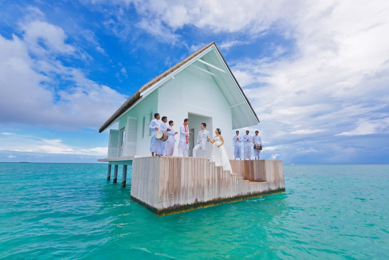 Esta increíble capilla sobre el mar en las Maldivas ha sido nombrada el destino más romántico para bodas en el planeta