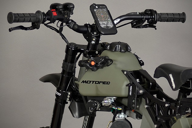 Motocicleta de Supervivencia Black Ops Edition Por Motoped