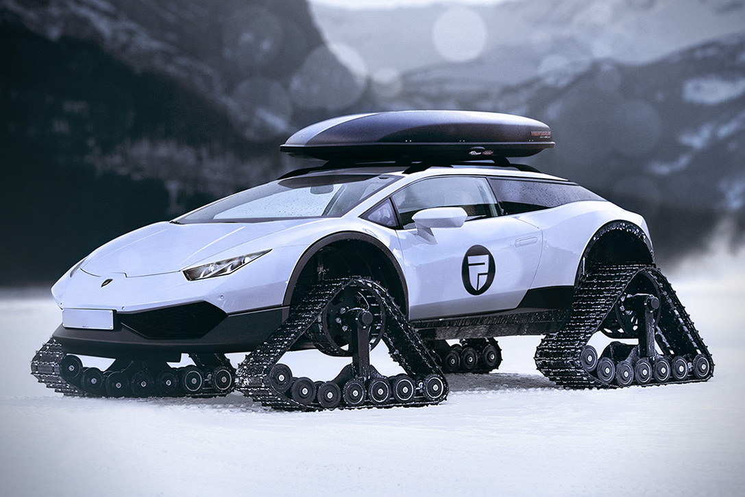 Lamborghini Huracán Snowmobile, el pináculo de juguete de lujo para el invierno