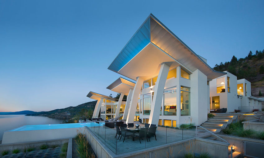 Esta Moderna Residencia En Lago Okanagan Puede Ser Tuya Por $10.5 Millones