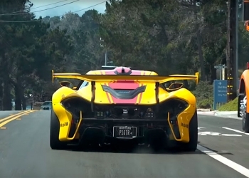 ¡Increíble! Vea Este Bestial McLaren P1 GTR Por Las Calles
