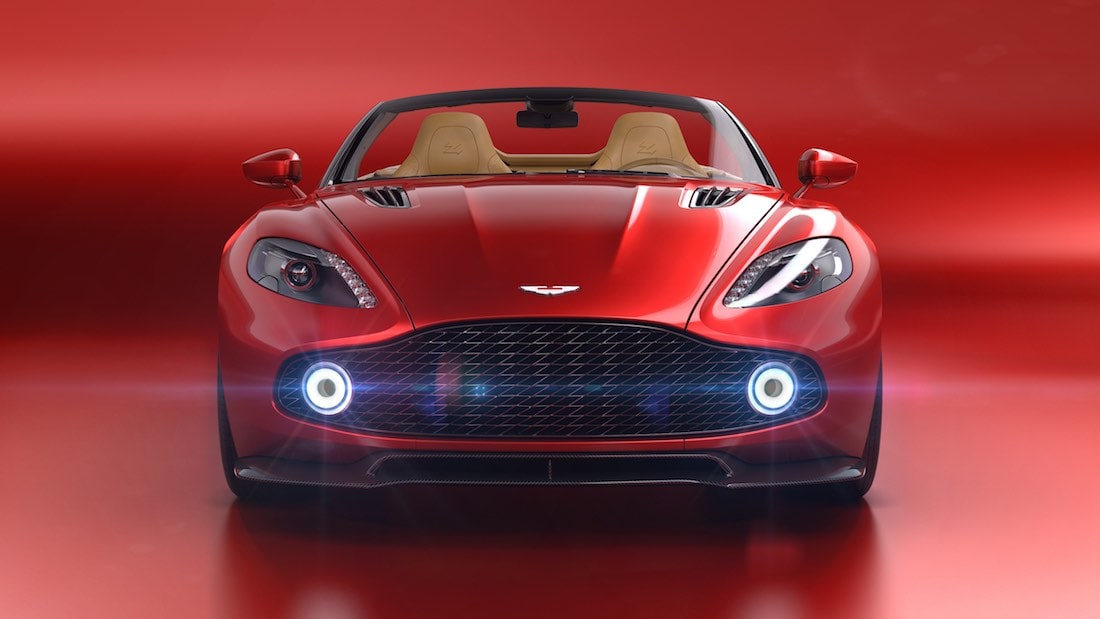 El nuevo convertible Red-Hot Vanquish Zagato "Volante" de Aston Martin