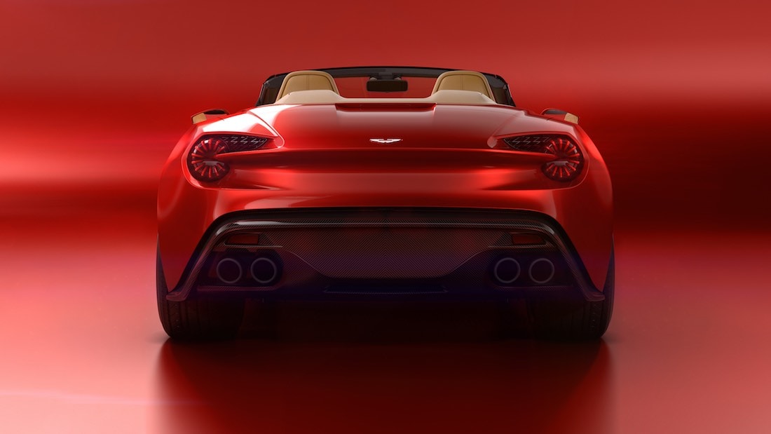 El nuevo convertible Red-Hot Vanquish Zagato "Volante" de Aston Martin