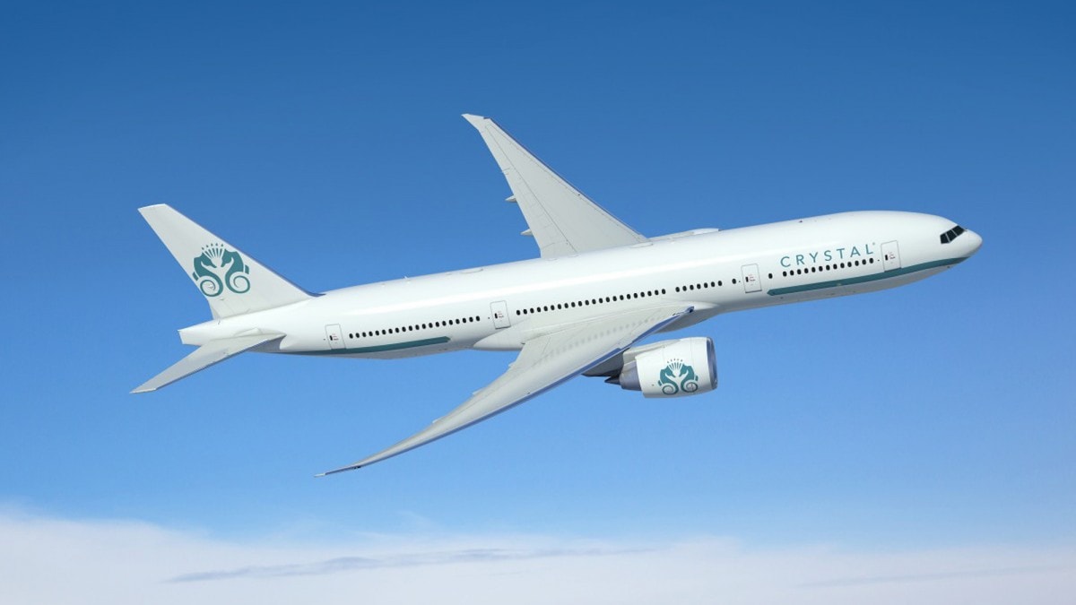 Crystal AirCruises presenta diseño elegante para su lujoso JUMBO Boeing 777