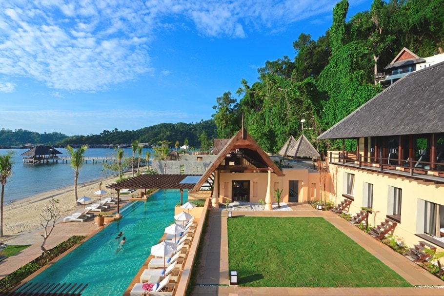 Disfruta de unas asombrosas vacaciones en el Gaya Island Resort en Borneo