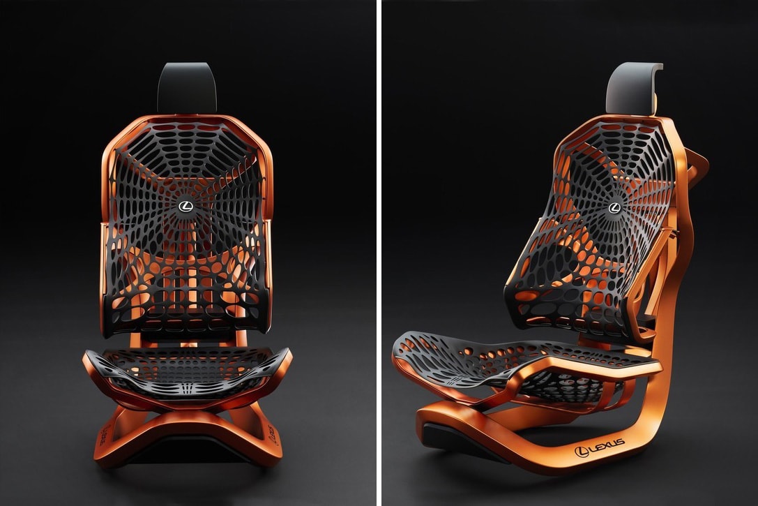 Este concepto de asiento cinético por Lexus parece haber venido del futuro