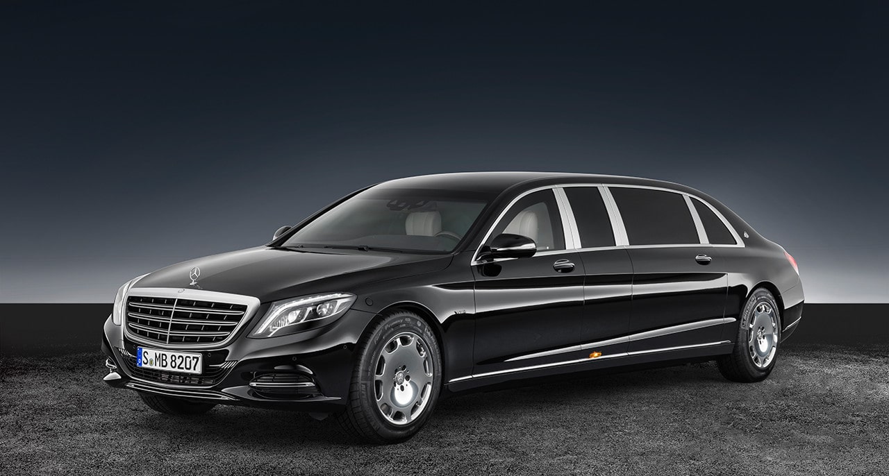 La nueva limusina blindada repleta de todos los ultra lujos Mercedes-Maybach S600 ?Pullman Guard? valorada en $1,5 millones es a prueba de rifles y granadas