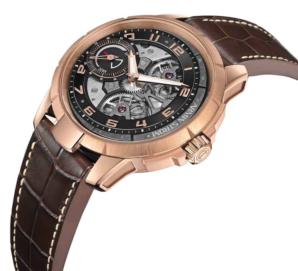 Edge Double Barrel: Armin Strom presenta un nuevo reloj en oro rosado de 18 quilates