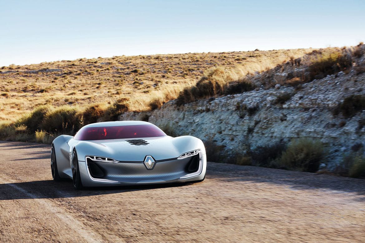 Renault presenta en el Salón del Automóvil de París el concepto Trezor, el coche deportivo eléctrico del futuro