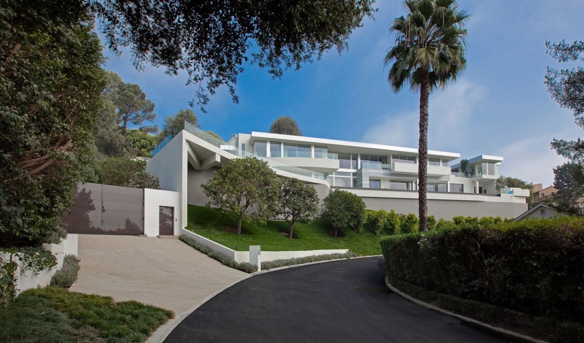 Tienes que ver esta ultra moderna residencia en Bel air, California por McClean Design