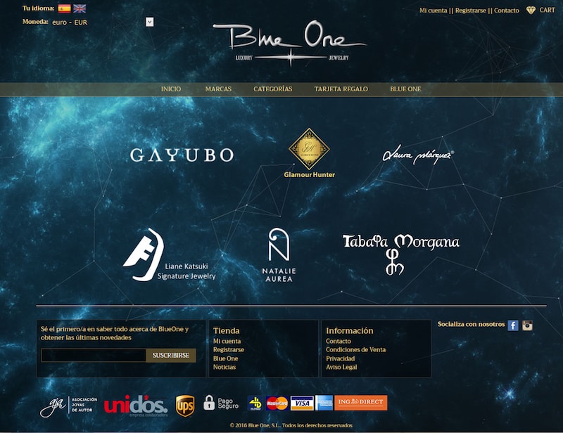 Blue One: El primer e-commerce exclusivo de Alta Joyería en Europa