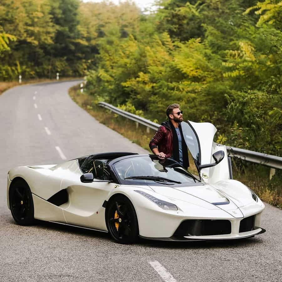 Qué hermoso luce este LaFerrari Aperta en color blanco que recibió un coleccionista de Ferraris