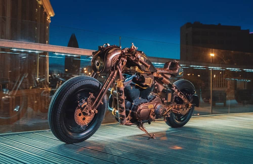 Echa un vistazo a esta monstruosa Harley Davidson inspirada por la música