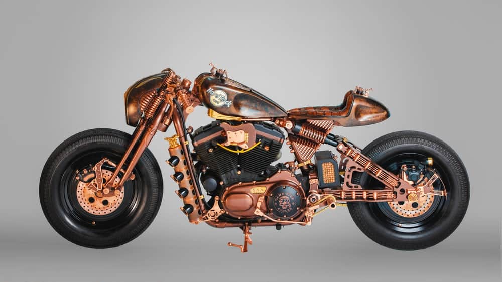 Echa un vistazo a esta monstruosa Harley Davidson inspirada por la música