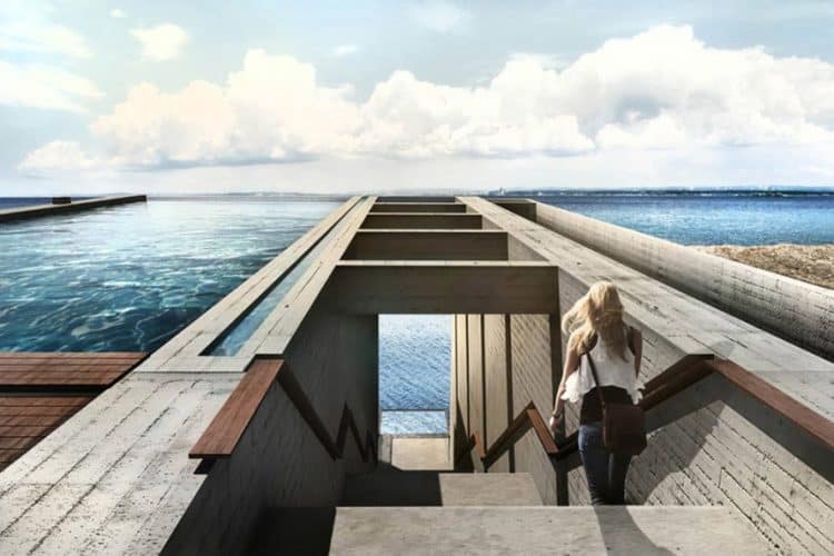 Casa Brutale: Esta mega espectacular casa conceptual en un acantilado sobre el mar Egeo se está convirtiendo en una realidad
