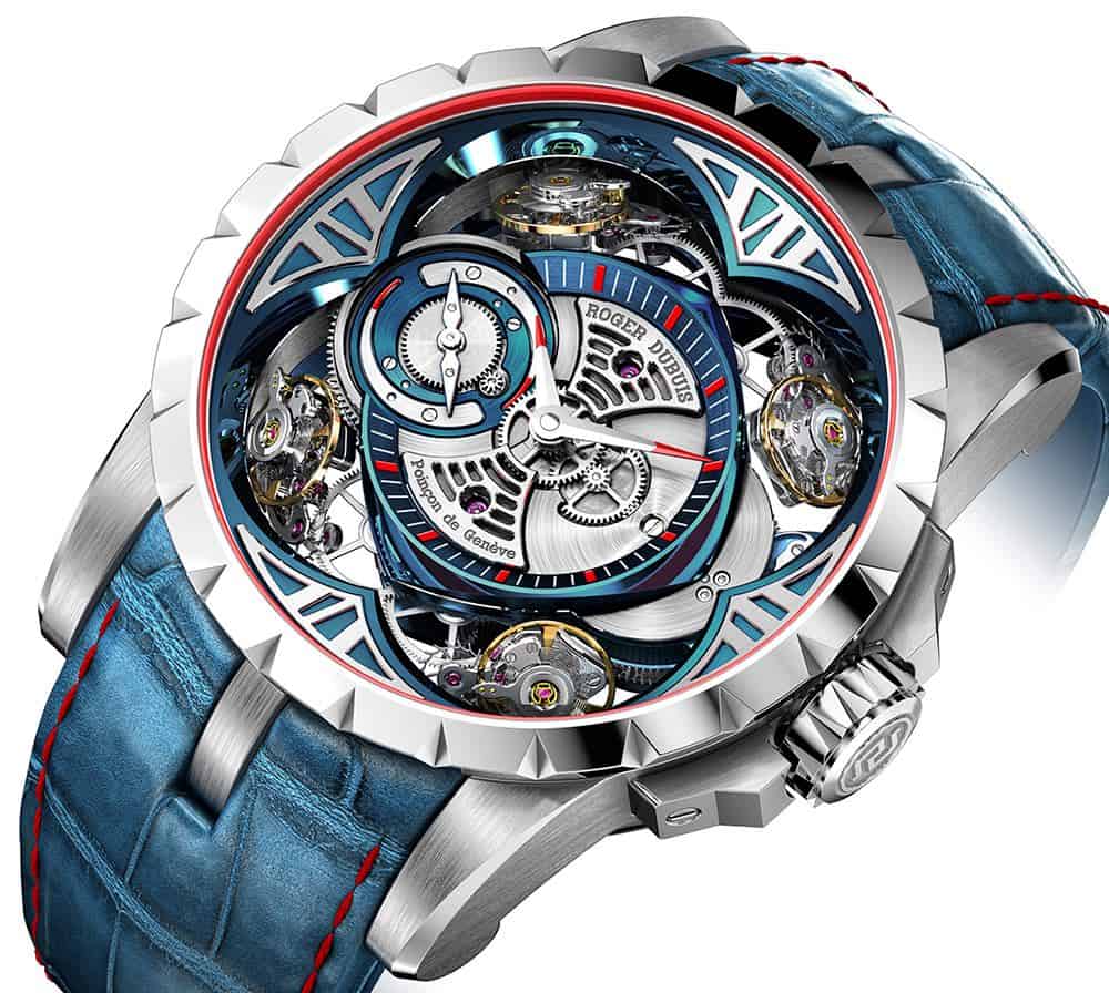 El Cautivante Reloj Roger Dubuis Excalibur Quatuor Cobalt MicroMelt