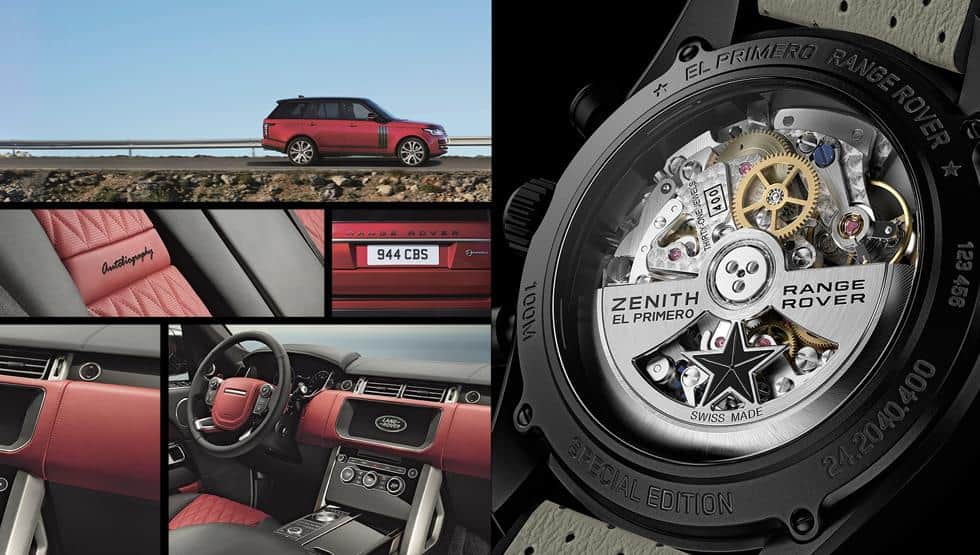 Zenith se une a Land Rover para crear este hermoso reloj Range Rover “El Primero”