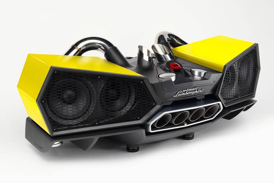 Estos BRUTALES altavoces han sido inspirados en el famoso superdeportivo Lamborghini Aventador