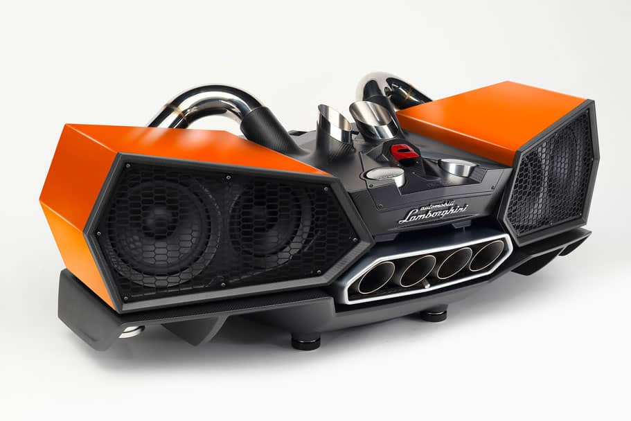 Estos BRUTALES altavoces han sido inspirados en el famoso superdeportivo Lamborghini Aventador