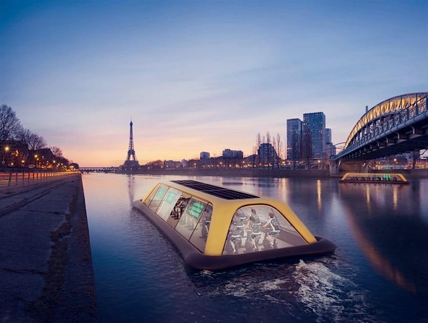 Este gimnasio te dará un tour por París mientras haces ejercicios a la vez