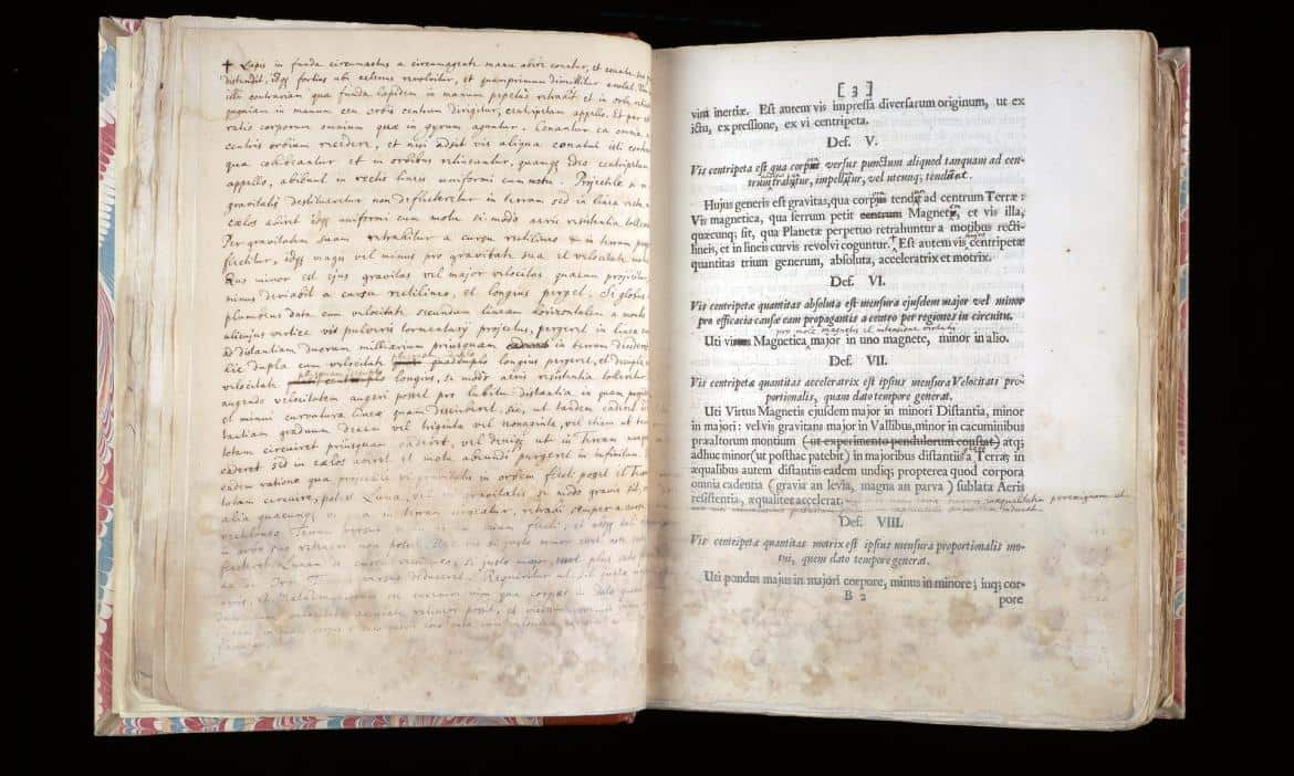 Copia original de la ’Principia’ de Isaac Newton será subastada por $1 millón
