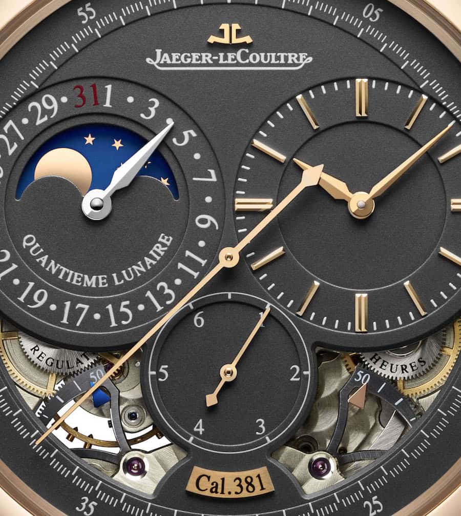 Jaeger-LeCoultre presenta tres nuevos relojes Duomètre Chronograph con esferas grises de magnetita