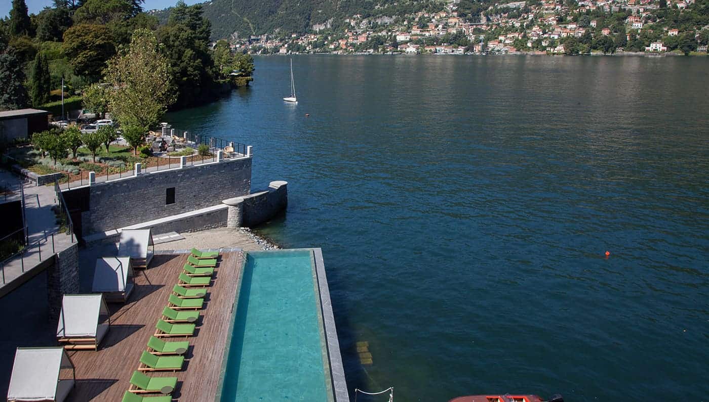 El encantador resort de lujo Il Sereno en Lago de Como es la mejor forma de conocer Milán