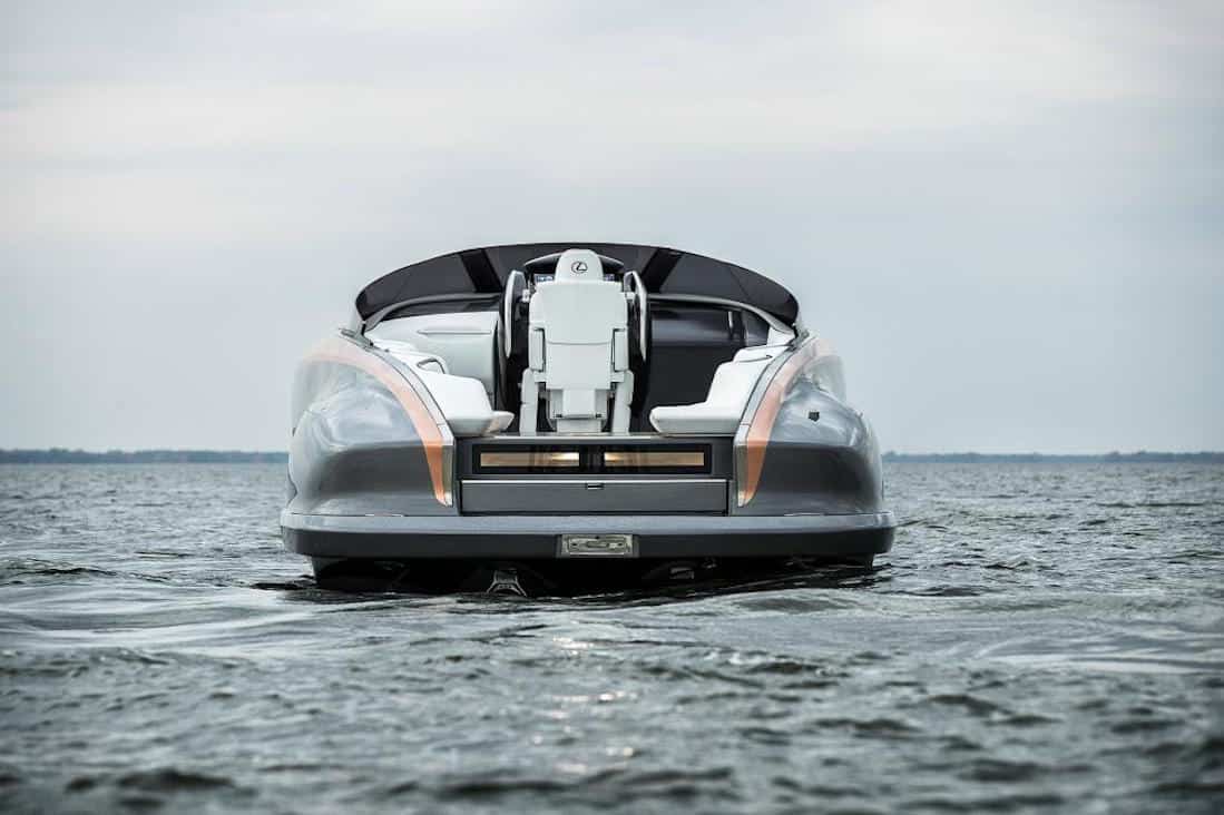 Lexus presentó un hermoso yate concepto deportivo… perfecto para los magnates de la tecnología