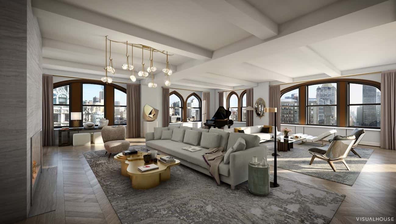Por $68.5 millones, ahora podrás comprar el ultra lujoso penthouse “the Crown” en 212 Fifth Ave, Nueva York