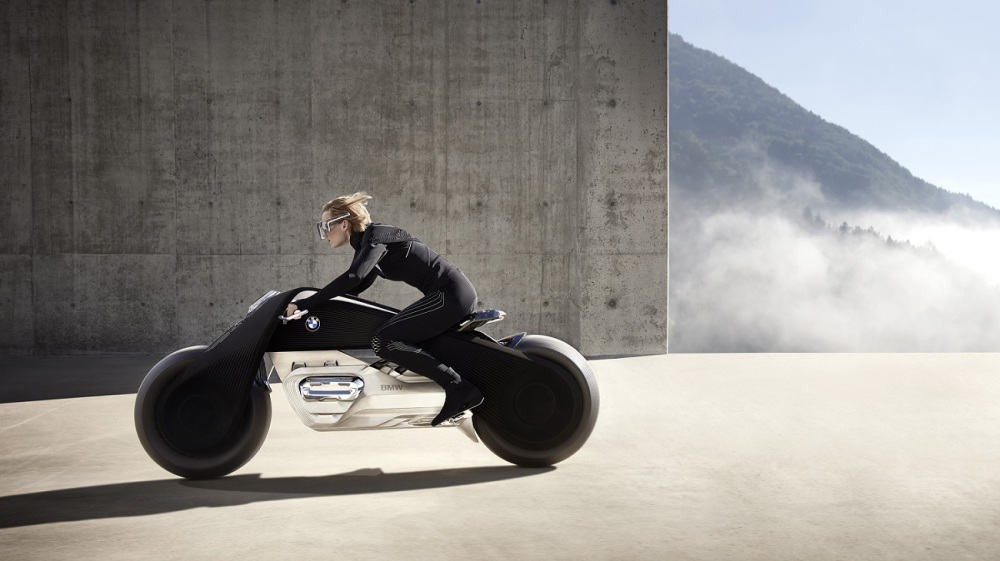 La increíble BMW Motorrad Vision Next 100, la brutal motocicleta inteligente del futuro
