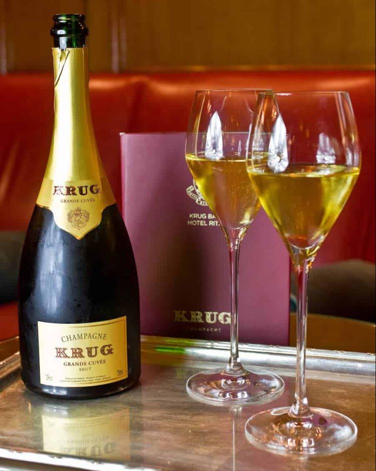 Exclusivo maridaje de tapas y champagne KRUG en el Hotel Ritz, Madrid