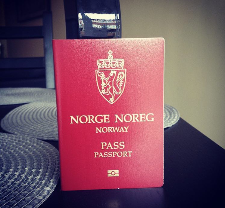 Pasaporte de Noruega