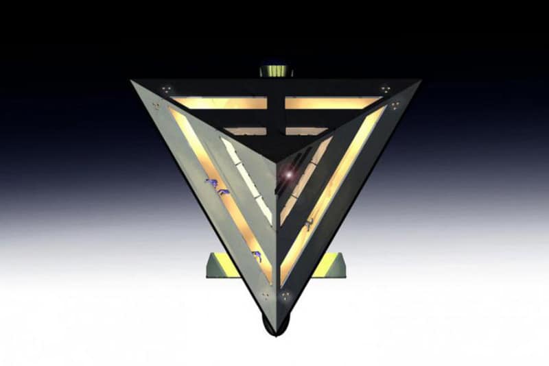 Tetrahedron: Este super yate en forma de pirámide se levanta como si estuviera levitando sobre el mar