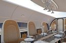 Con pantalla en todo el techo, Pagani diseñó cabina del Infinito, jet privado de Airbus