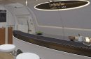 Con pantalla en todo el techo, Pagani diseñó cabina del Infinito, jet privado de Airbus