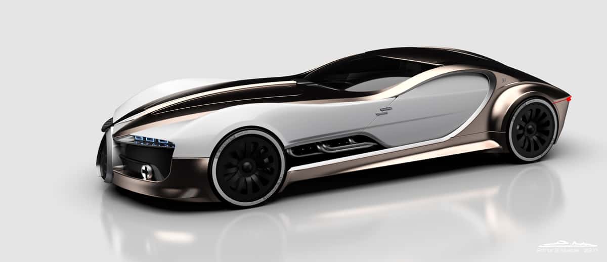 El futurista Bugatti "Type 57 Atlantic" clama su nacimiento