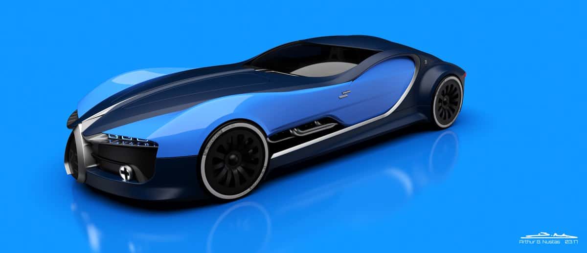 El futurista Bugatti "Type 57 Atlantic" clama su nacimiento
