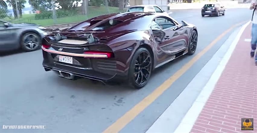 Vea este espectacular Bugatti Chiron por las calles de Mónaco