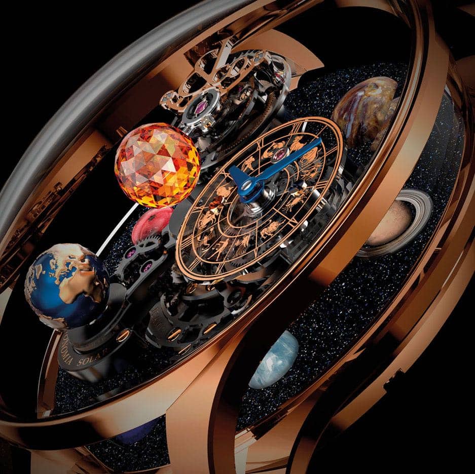Alucina con el espacio en tus manos con el espectacular reloj “Astronomia Solar Planets” de $1 MILLÓN de dólares