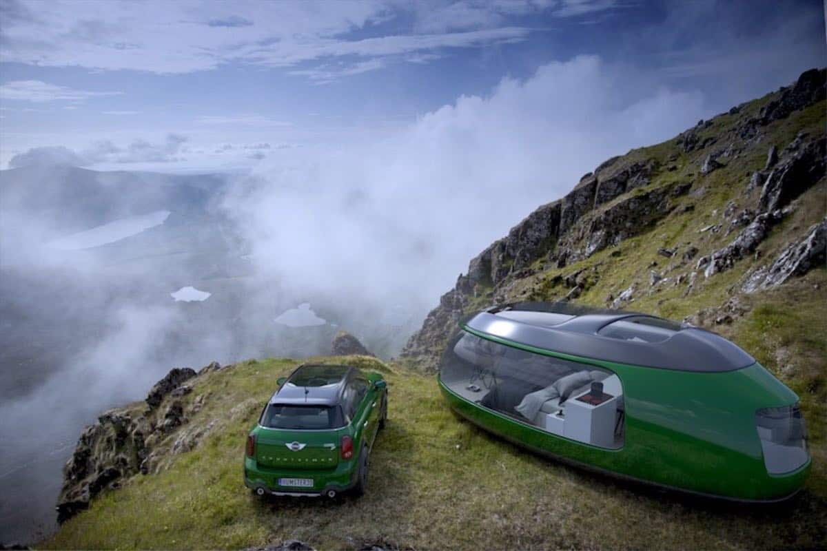 Este asombroso concepto de camping pod es lo que necesitas para hacer realidad tus sueños