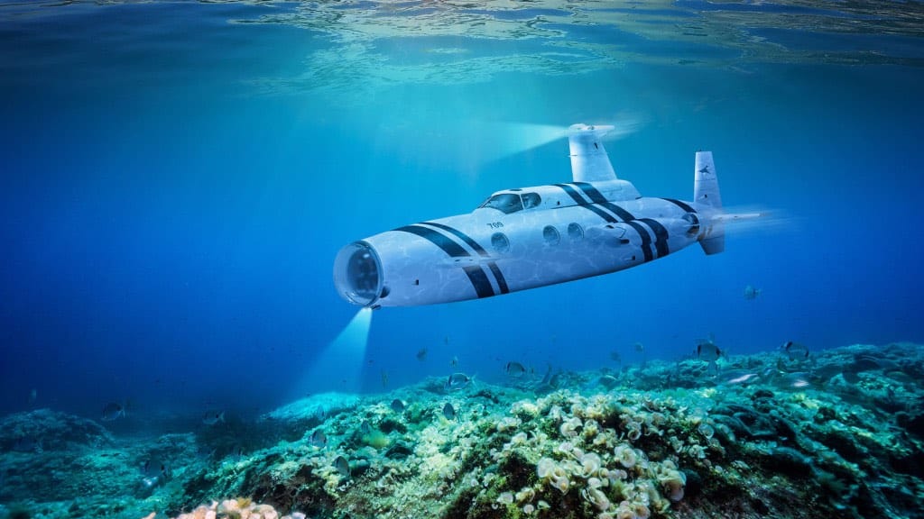 NEYK, el primer submarino personal de lujo que te permitirá bajar a 500 metros de profundidad