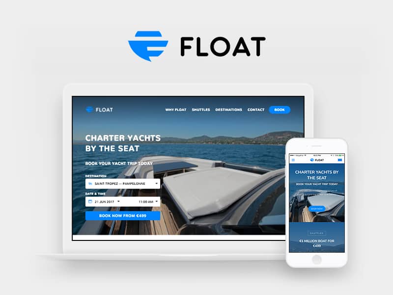 FLOAT: Nueva Start-up con la que puedes alquilar un yate de lujo por solo €100
