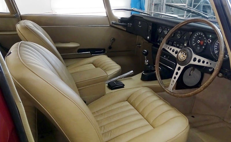 Este clásico Jaguar E-Type de 1969 con solo 2,735 km saldra a la venta