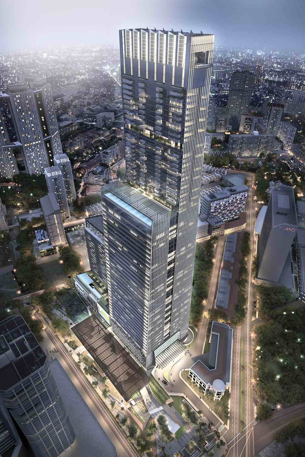 El Súper Penthouse del edificio más alto de Singapur sale a la venta por $78,9 millones