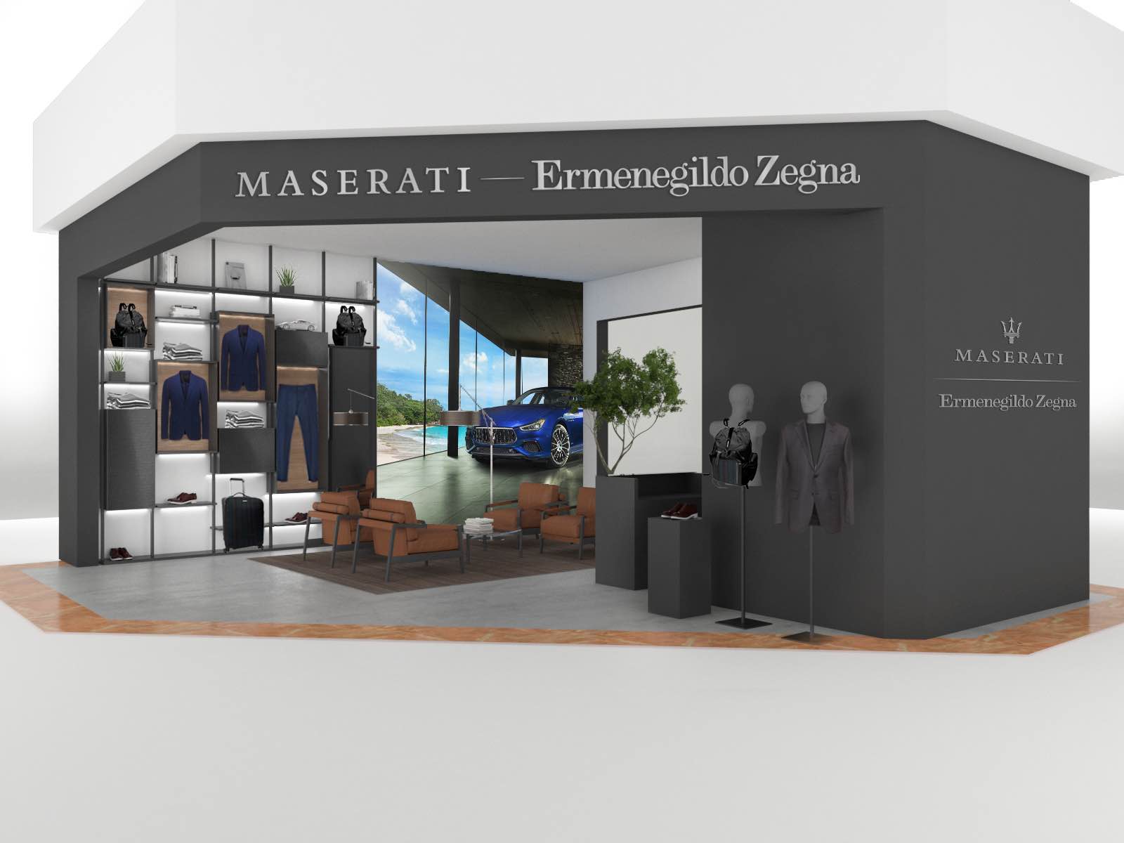 Ermenegildo Zegna y Maserati abren su primera Pop-Up Store en México