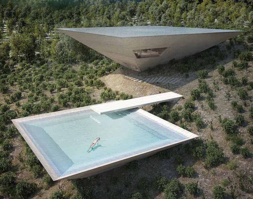Esta muy inusual y futurista casa está siendo construída en España por makoto takei + chie nabeshima