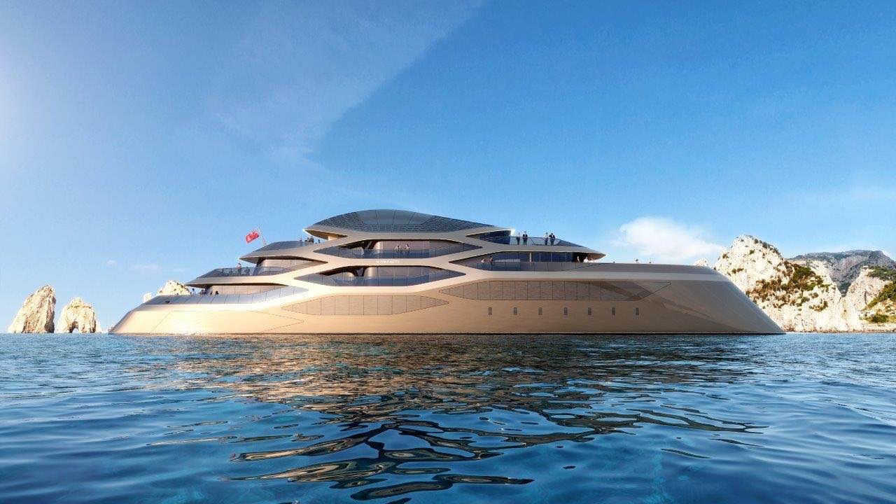 Benetti Yachts presentó el nuevo concepto de 77 metros: Se77antasette