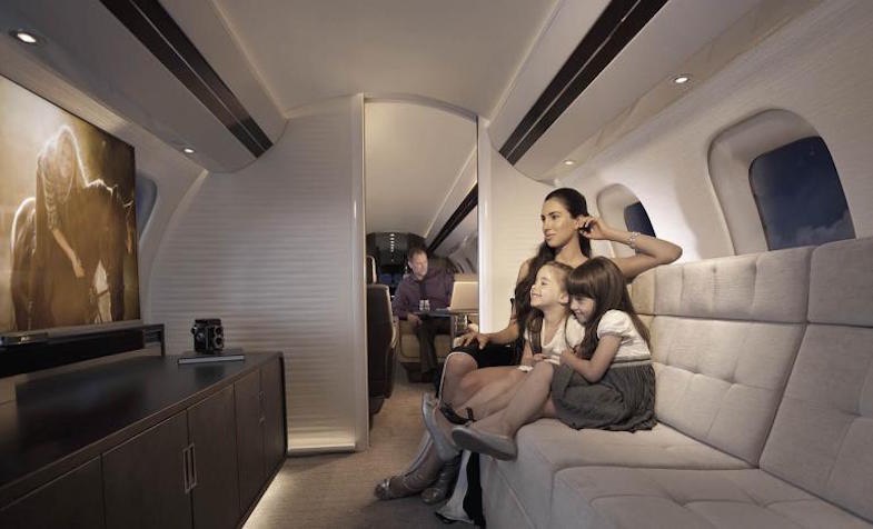 Bombardier eleva el negocio de la aviación a otro nivel con el jet privado más grande del mundo