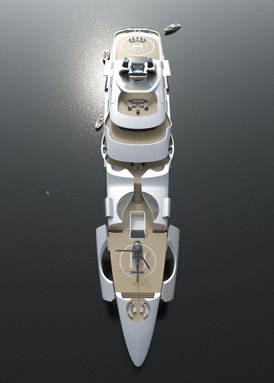 Nuevo concepto de mega yate de 140 metros por Ken Freivokh Design